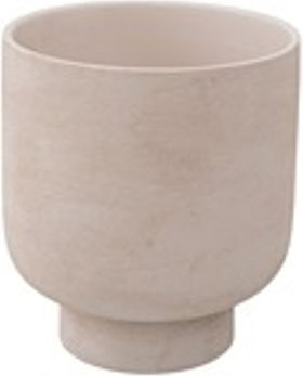 Zen Collection Plant Pot Ceramic White