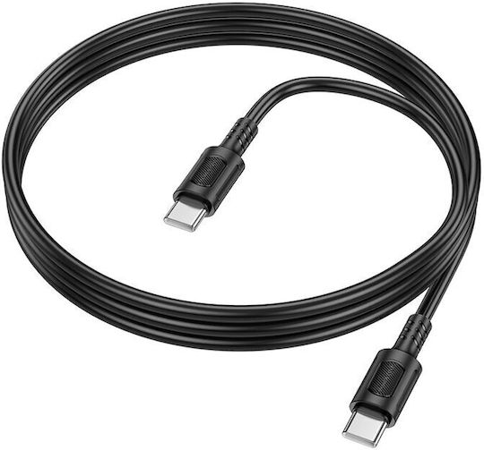 Borofone Power Datenkabel Borofone "bx113" Schnelles Lade Datenkabel Smartphone USB Typ-C Zu USB Typ-C 60W 2m Schwarz