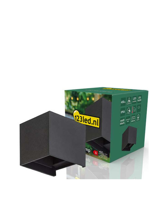 123led Wandmontierte Außenleuchte LED IP54 5.5W mit Warmweiß Licht Doppelstrahl
