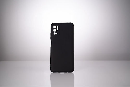 Калъф За Мобилен Телефон Xiaomi Redmi Note 10 S Spacer 2 Мм Дебелина Гъвкав Силиконов Материал + Микрофибър Вътрешен Черен