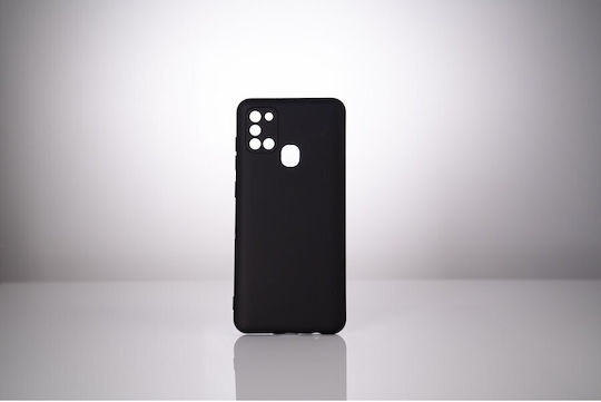 Husă Telefon Spacer Samsung Galaxy A21s Grosime 2mm Material Silicon Flexibil + Interior Microfibră Negru "sppc-sm-gx-a21s-slk"