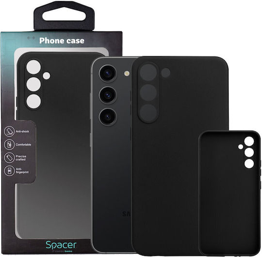 Husă Telefon Spacer Samsung Galaxy S23 Plus Spacer Grosime 1.5 Mm Material TPU Flexibil Negru "sppc-sm-gx-s23p-tpu"