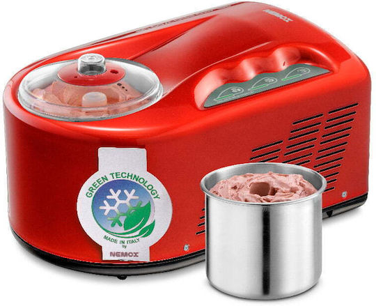 Nemox Gelato Pro 1700 Up i-Green Mașină De Înghețată 1.5lt Roșie