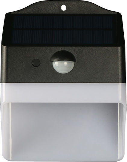 123led Wall Mounted Solar Light 2W 220lm Warm White 3000K with Motion Sensor and Photocell IP65