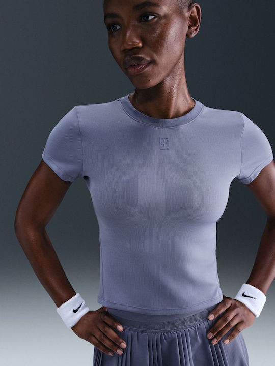 Nike Nikecourt Advantage HQ2994-499 Women's Blue Blouse