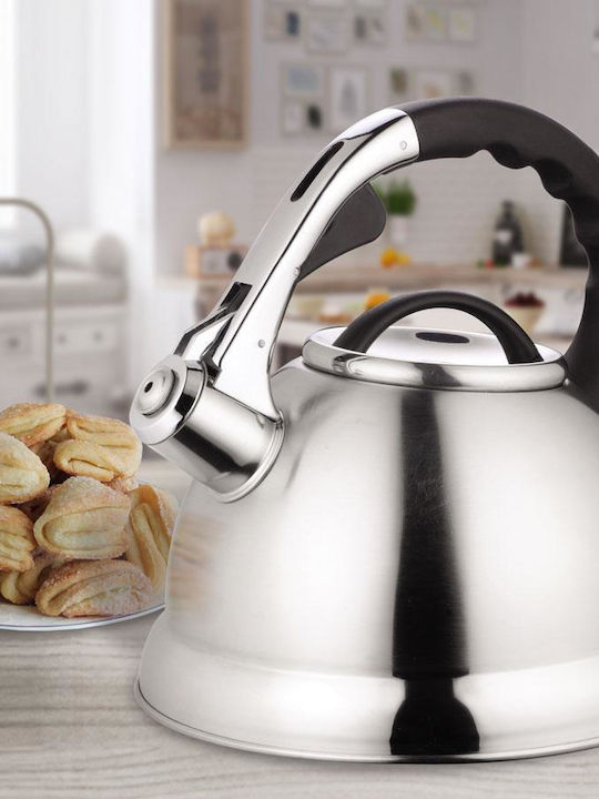 Maestro Βραστήρας Ανοξείδωτος Ασημί 2800ml