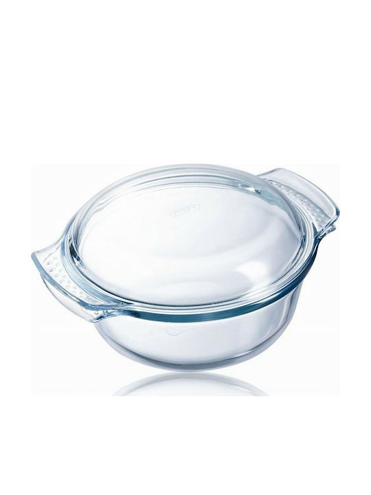 Pyrex Classic Γάστρα Στρογγυλή Γυάλινη με Γυάλινο Καπάκι 4.9lt