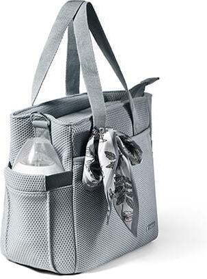 Babyono Shoulder Bag - Changing Mat Carmen Gray 30x26x16cm