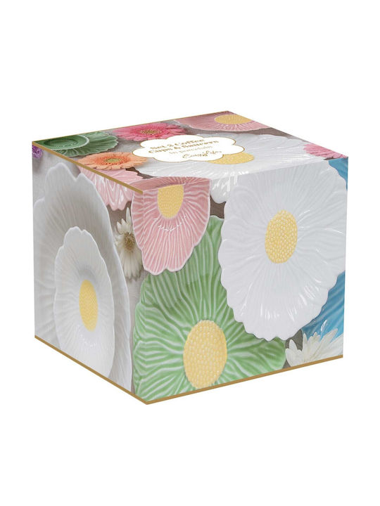 Marva Set of Cups Coffee Porcelain White 80ml 2pcs