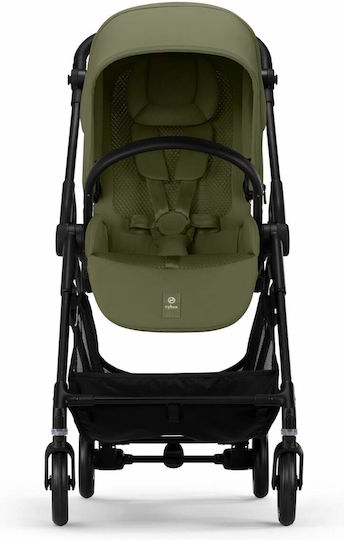 Cybex Melio Ρυθμιζόμενο Καρότσι Μωρού Kατάλληλο για Nεογέννητο Moss Green 6.1kg
