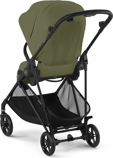 Cybex Melio Ρυθμιζόμενο Καρότσι Μωρού Kατάλληλο για Nεογέννητο Moss Green 6.1kg