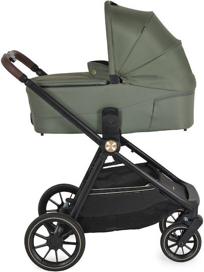 Cangaroo Celebrity Adjustable 2 in 1 Baby Stroller Suitable for Newborn Deep Green 18.8kg