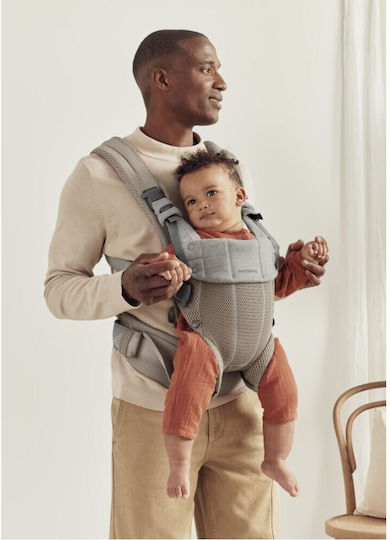 BabyBjorn Classic Carrier Harmony Mesh Gray with Maximum Weight 15kg