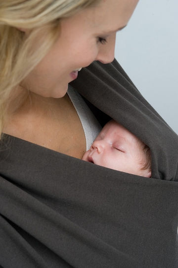 Babylonia Μάρσιπος Wrap Tricot Slen Organic Blue Jean με Μέγιστο Βάρος 10kg