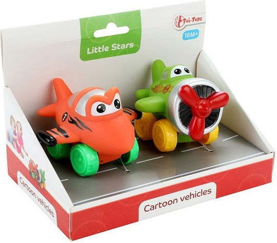 Toi-Toys Όχημα Little Stars Cartoon Αεροπλανάκια για 12+ Μηνών (Διάφορα Σχέδια) 1τμχ
