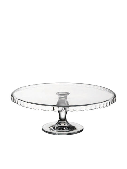 Pasabahce Cake Stand Transparent 32x32cm