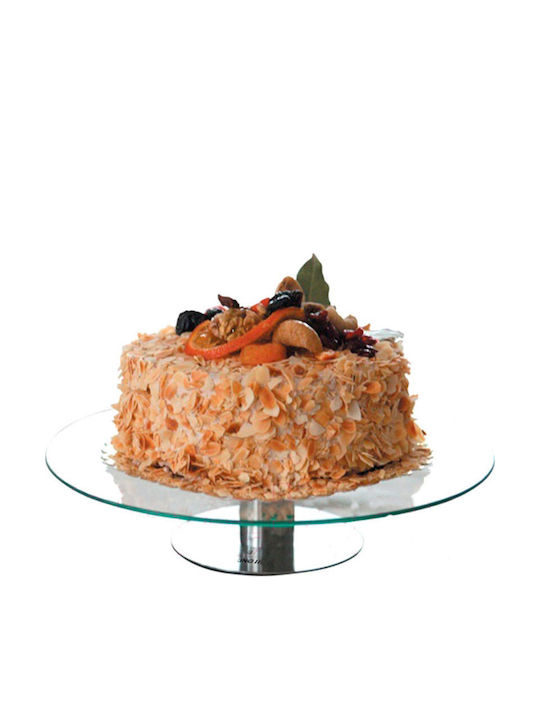 KING Hoff Cake Stand Transparent 30x30cm