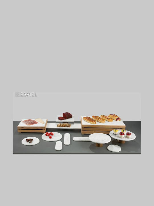 Espiel Cake Stand White 30x30x10cm