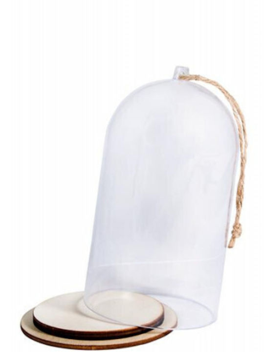 Rayher Cake Stand Transparent 13x13x12cm