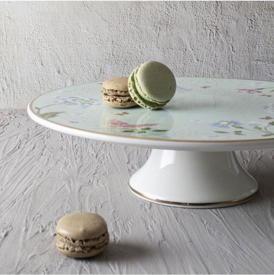 Laura Ashley Heritage Τουρτιέρα από Πορσελάνη με Πόδι Πολύχρωμη
