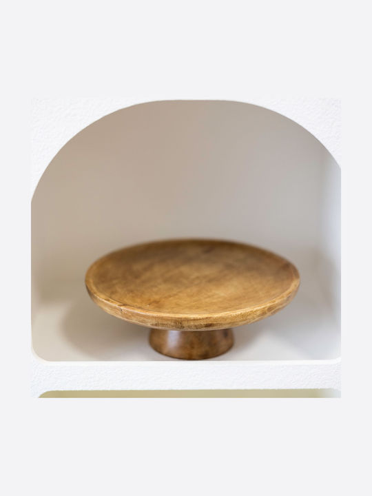 Atmosphera Cake Stand Beige 35x35x10cm