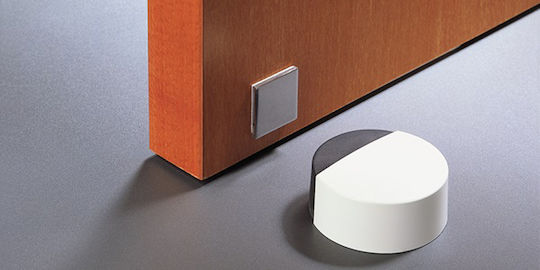Magnetic Metallic Door Stopper Black Matt