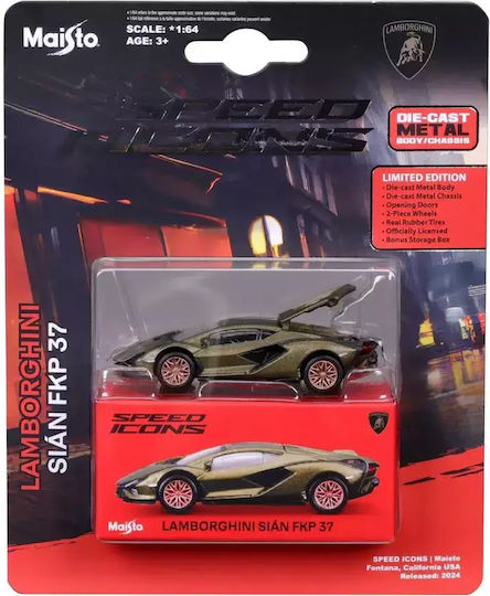 Maisto Metal Car Speed Icons Lamborghini Sian FKP 37 Green Scale 1 to 64