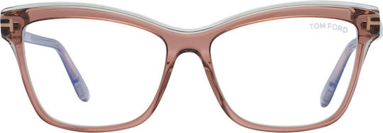 Оптична рамка Tom Ford Ft5619-b 045 55 с филтър за синя светлина