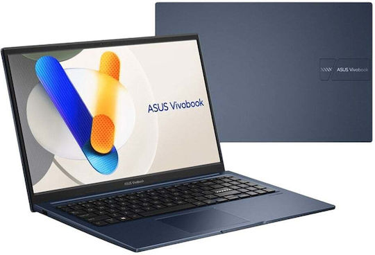 Asus VivoBook 15 X1504VA-BQ1640W X1504VA-BQ1640W 15.6" FHD (i5-1334U/16GB/512GB SSD/W11 Home) Quiet Blue (GR Keyboard)