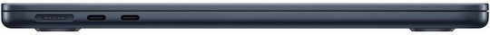 Apple MacBook Air 13.6" (2022) IPS Retina Display (M2-8-Core/16GB/256GB SSD/8-Core GPU) Midnight (International English Keyboard)