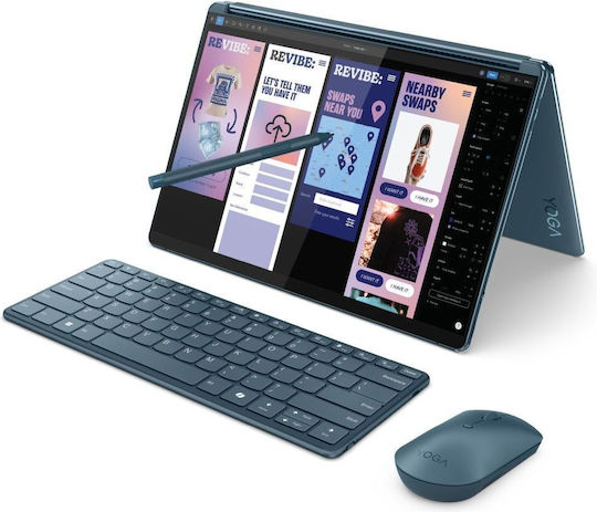 Lenovo Yoga Book 9 13IMU9 13.3" OLED Touchscreen (Ultra 7-155U/16GB/1TB SSD/W11 Home) + Lenovo Digital Pen 3 Tidal Teal (US Keyboard)