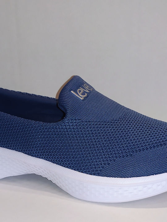 Анатомични Дамски Slip-On Сини Джинси