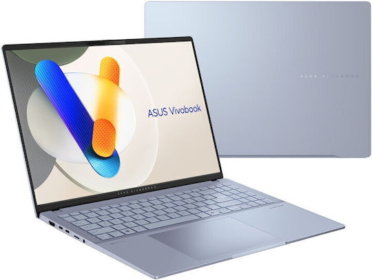 Asus Vivobook S16 S5606CA 16" OLED 120Hz (Ultra 7-255H/16GB/1TB SSD/W11 Pro) Mist Blue (Tastatură Engleză Internațională)