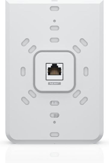 Ubiquiti UniFi6 In-Wall WiFi Mesh Network Access Point Wi‑Fi 6 Dual Band (2.4 & 5GHz) για Εξωτερική Τοποθέτηση