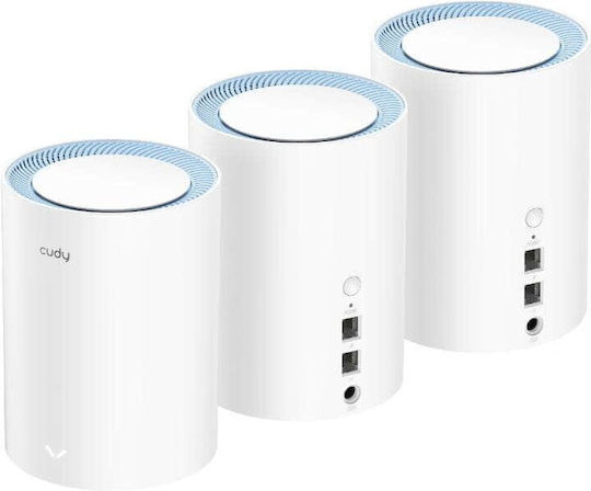 Cudy M1200 Access Point with Mesh Wi‑Fi 5 Dual Band (2.4 & 5GHz) Triple Kit