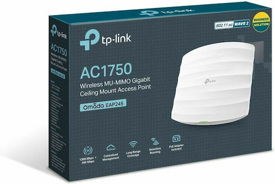 TP-LINK EAP245 v1 Access Point Wi‑Fi 5 Dual Band (2.4 & 5GHz) Single Kit