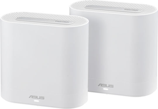 Asus EBM68 WiFi Мрежа на мрежови точки Точка за достъп Wi‑Fi 6 - Wi‑Fi 6 Трибандов (2.4 и 5 и 5GHz) Бял