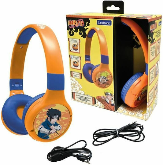 Lexibook Naruto Ασύρματα / Ενσύρματα Παιδικά On Ear Ακουστικά Πορτοκαλί
