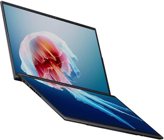 Asus ZenBook Duo 14 OLED 14" Touchscreen 120Hz (Ultra 9-285H/32GB/2TB SSD/W11 Pro) Inkwell Gray (GR Keyboard)