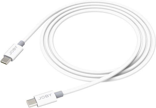 Joby USB 2.0 Cable USB-C Male - USB-C 60W PD White 2m