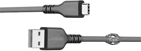 Hama Urage USB Uflex кабел USB A мъжки към USB C мъжки 2.2м черен