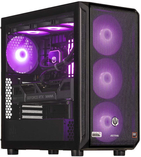 Actina Desktop PC Gaming (Ryzen 9-9900X/32GB DDR5/2TB SSD/GeForce RTX 5080/Fără Sistem De Operare)