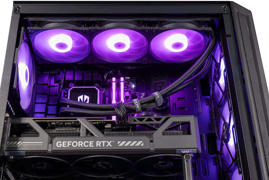 Actina Гейминг Настолен Компютър Ryzen 9-9900X 32GB DDR5 2TB SSD GeForce RTX 5090 Без Операционна Система