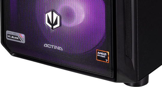 Actina Гейминг Настолен Компютър Ryzen 9-9900X 32GB DDR5 2TB SSD GeForce RTX 5090 Без Операционна Система