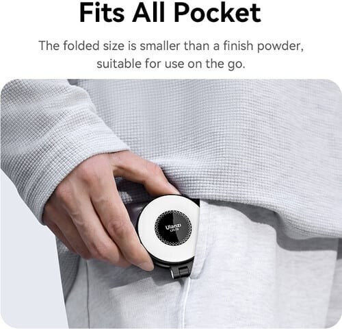 Ulanzi Selfie Flash Lm19 Magsafe in Black color