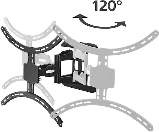 HAMA 00220837 Wall TV Mount up to 90" and 50kg Black