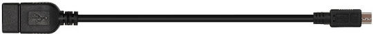 LogiLink AA0035 Konverter Micro-USB männlich zu USB-A weiblich 1Stück