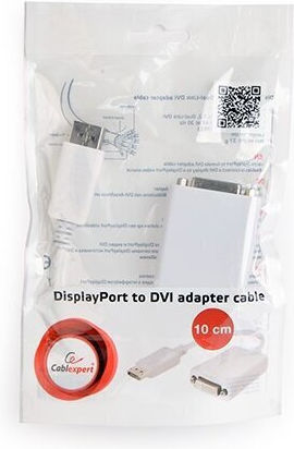 Gembird Converter DisplayPort male to DisplayPort male 1pcs A-DPM-DVIF-03-W