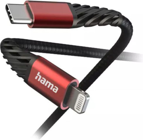 HAMA Regular la Cablu Lightning Negru 1.5m (2015410000)