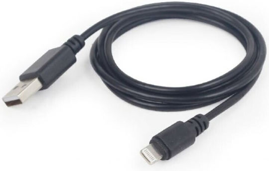 Cablexpert CC-USB2P-AMLM-2M USB to Lightning Cable Μαύρο 2m (CC-USB2P-AMLM-2M)